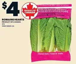 Zehrs Markets Romaine Hearts offer