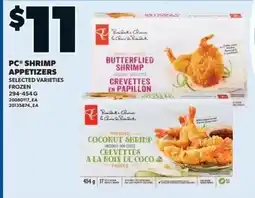 Zehrs Markets PC shrimp appetizers offer