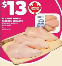 Zehrs Markets PC Blue Menu chicken breasts offer