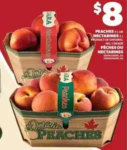Loblaws Ontario Peaches Nectarines offer