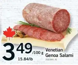 Fortinos Venetian Genoa Salami offer