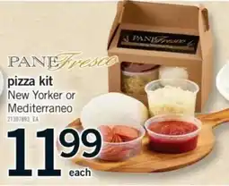 Fortinos Pane Fresco pizza kit offer