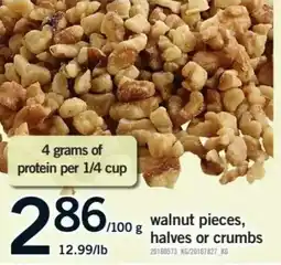 Fortinos walnut pieces offer