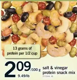 Fortinos salt & vinegar protein snack mix offer