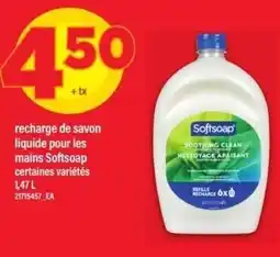 Maxi Softsoap recharge de savon liquide pour les mains offer