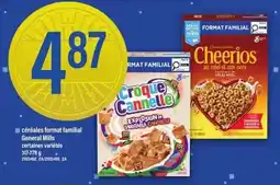 Maxi General Mills céréales format familial certaines variétés offer