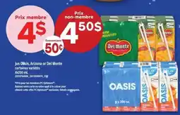Maxi Oasis Arizona or Del Monte offer
