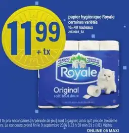 Maxi Royale paper towels offer