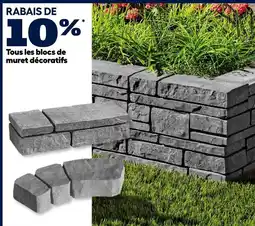 RONA Tous les blocs de muret décoratifs offer
