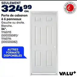 RONA Valu+ door 6 panel offer