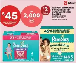 Real Canadian Superstore Pampers swaddlers offer