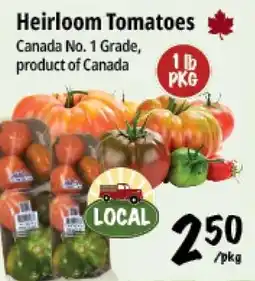 Farm Boy Heirloom Tomatoes offer