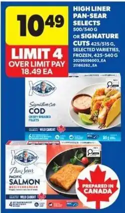 Real Canadian Superstore Highliner pan-sear selects offer