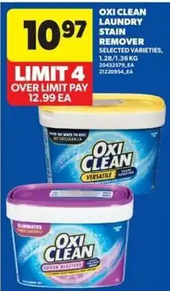 Real Canadian Superstore Oxi Clean laundry stain remover offer