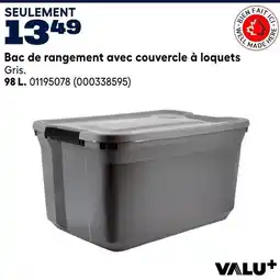 RONA Valu+ bac de rangement avec couvercle à loquets offer