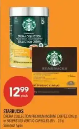 Shoppers Drug Mart starbucks crema collection premium instant coffee offer