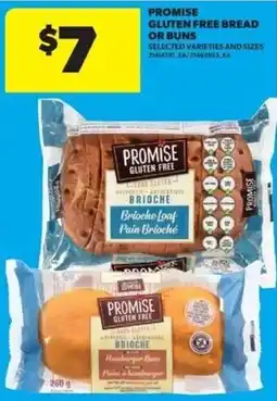Real Canadian Superstore Promise gluten free bread or buns offer