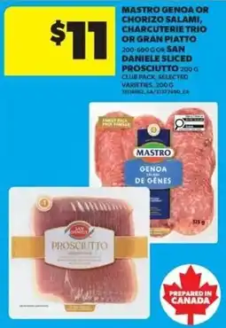 Real Canadian Superstore Mastro genoa or charcuterie trio or gran piatto offer