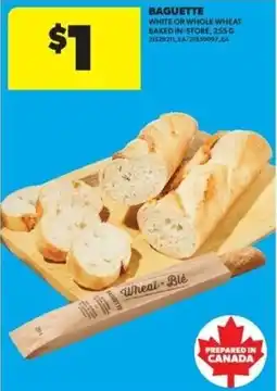 Real Canadian Superstore Baguette offer