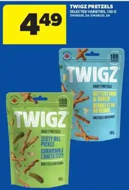 Real Canadian Superstore Twigz craft pretzels offer