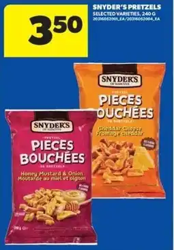Real Canadian Superstore Snyder's pretzels pieces bouchées offer
