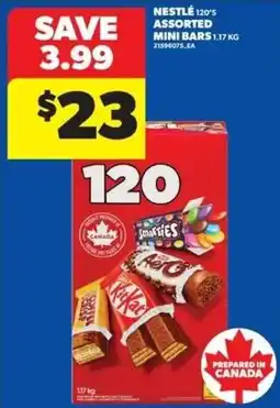 Real Canadian Superstore Nestle 120's assorted mini bars offer
