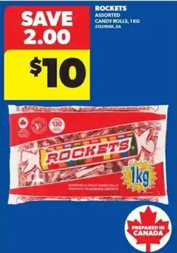Real Canadian Superstore Rockets assorted candy rolls offer