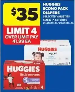 Real Canadian Superstore Huggies diapers offer
