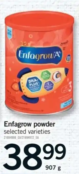 Fortinos Enfagrow powder offer