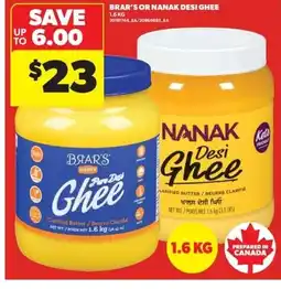 Real Canadian Superstore Brar's desi ghee offer