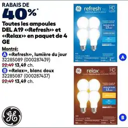 RONA Ge refresh del lumiere du jour offer