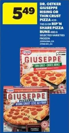 Real Canadian Superstore Dr. Oetker giuseppe rising or thin crust pizza offer