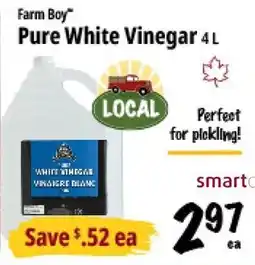 Farm Boy Farm Boy pure white vinegar offer