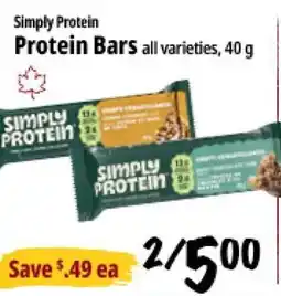Farm Boy Simply Protein Protein Bars offer