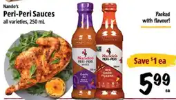 Farm Boy Nando's Peri-Peri Sauces offer