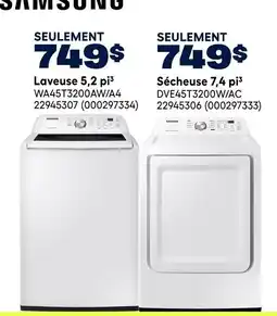 RONA Samsung laveuse sécheuse offer