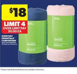 Real Canadian Superstore Everyday Essentials Comforters offer