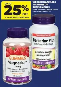 Real Canadian Superstore Webber Naturals Berberine Plus with Green Coffee Bean offer