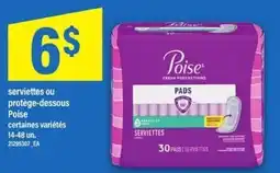 Maxi Poise serviettes ou protège-dessous offer