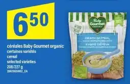 Maxi Baby Gourmet organic cereal offer