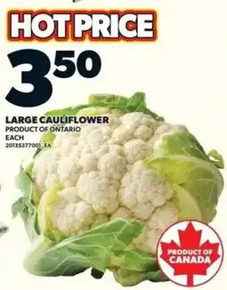 Zehrs Markets Large cauliflower offer