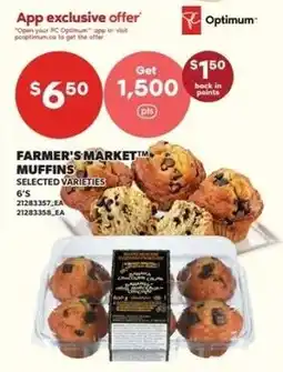 Zehrs Markets Farmer's Market Muffins offer