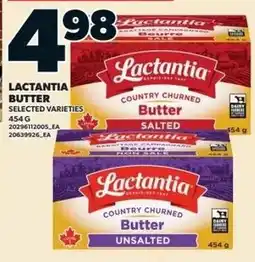 Zehrs Markets Lactantia butter selected varieties offer