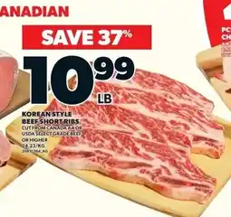 Zehrs Markets Canadian korean style beef short ribs offer