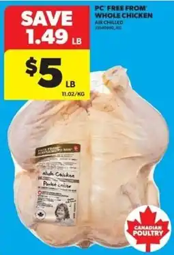 Real Canadian Superstore PC whole chicken offer