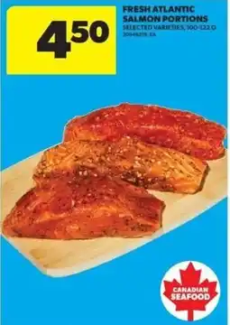 Real Canadian Superstore Fresh Atlantic Salmon Portions offer
