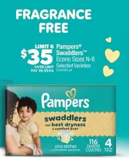 Real Canadian Superstore Pampers swaddlers offer