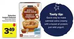 Metro Selection instant oatmeal offer