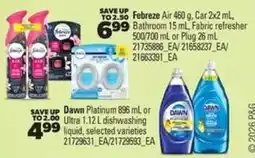 Real Canadian Superstore Febreze air 460 g, car 2x2 ml, bathroom 15 ml, fabric refresher offer