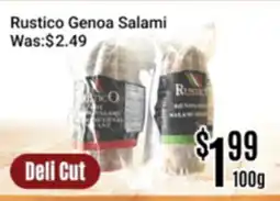Nations Fresh Foods Rustico Genoa Salami offer